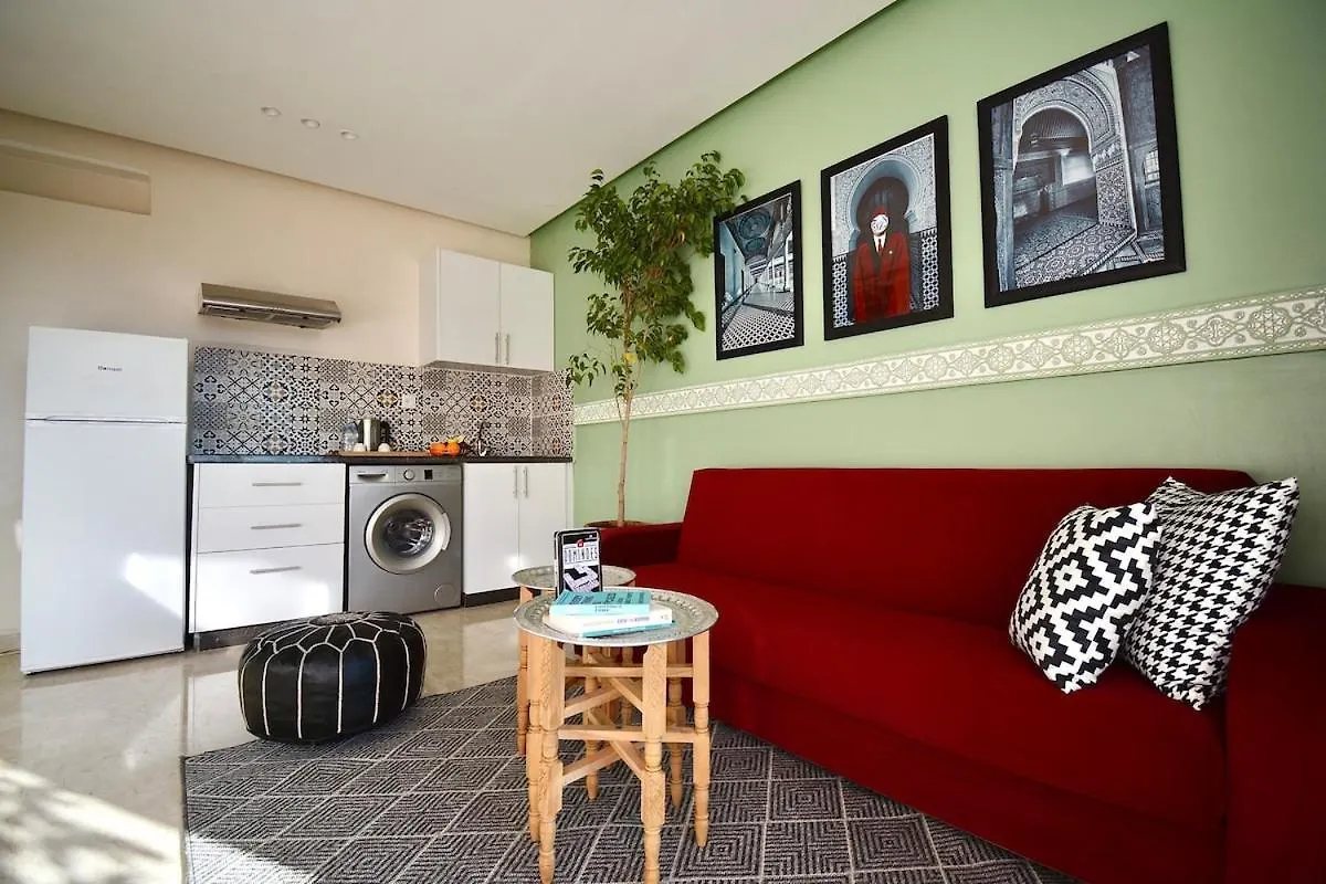 Studio Luxe A Gueliz Proche Jamaa El Fna Neuf Et Elegant Marrakesh